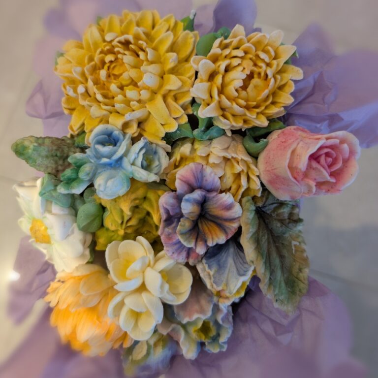 Various Marshmallow Flowers