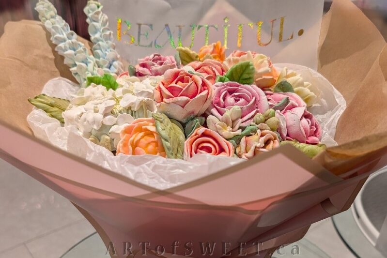 Marshmallow bouquet