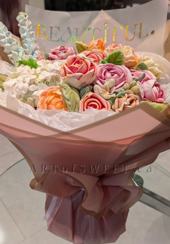 Marshmallow Flowers Arrangement