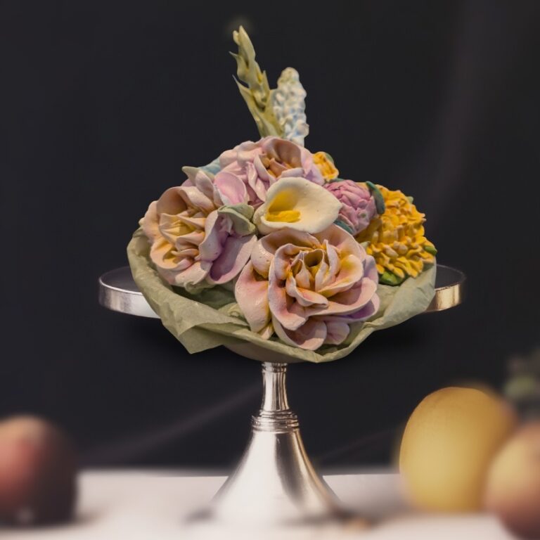 Marshmallow Flowers Centerpiece