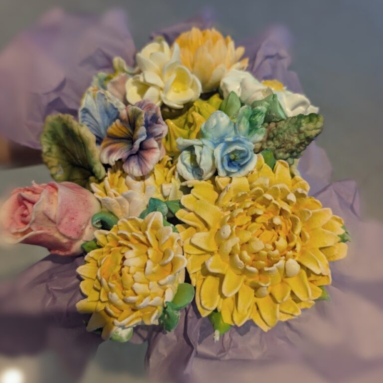 Mixed Marshmallow Flowers