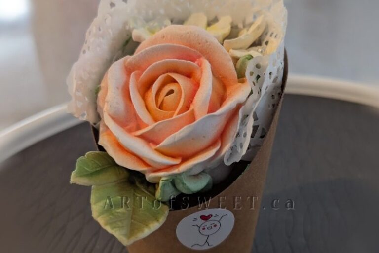 Mini Marshmallow Flower Arrangement