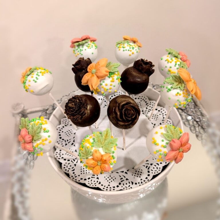 Easter-themed custom cake pops