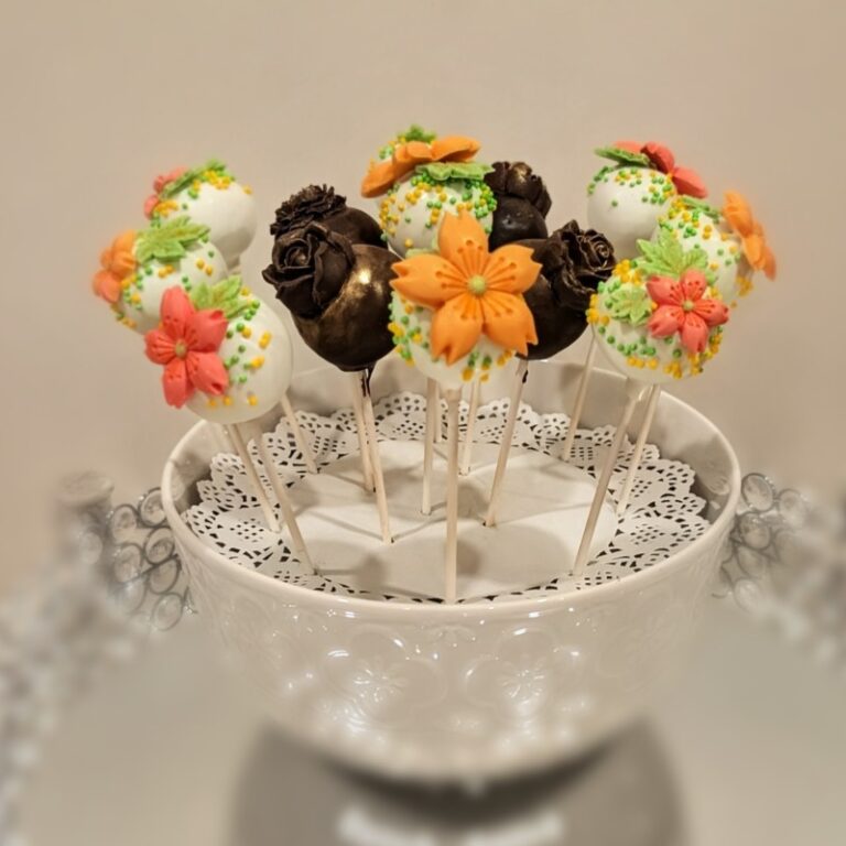 Easter handmade cake pop treats
