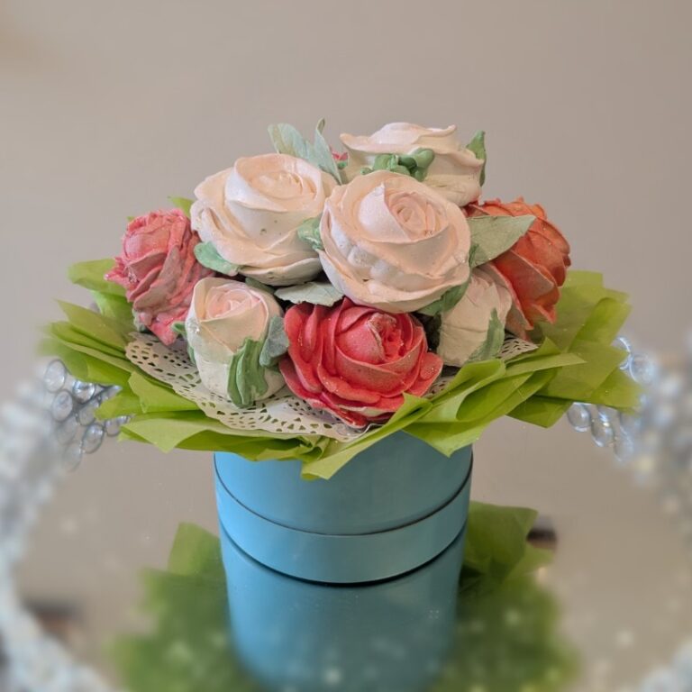 edible arrangements custom marshmallow roses