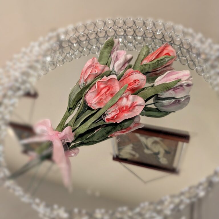 edible flower art custom marshmallow