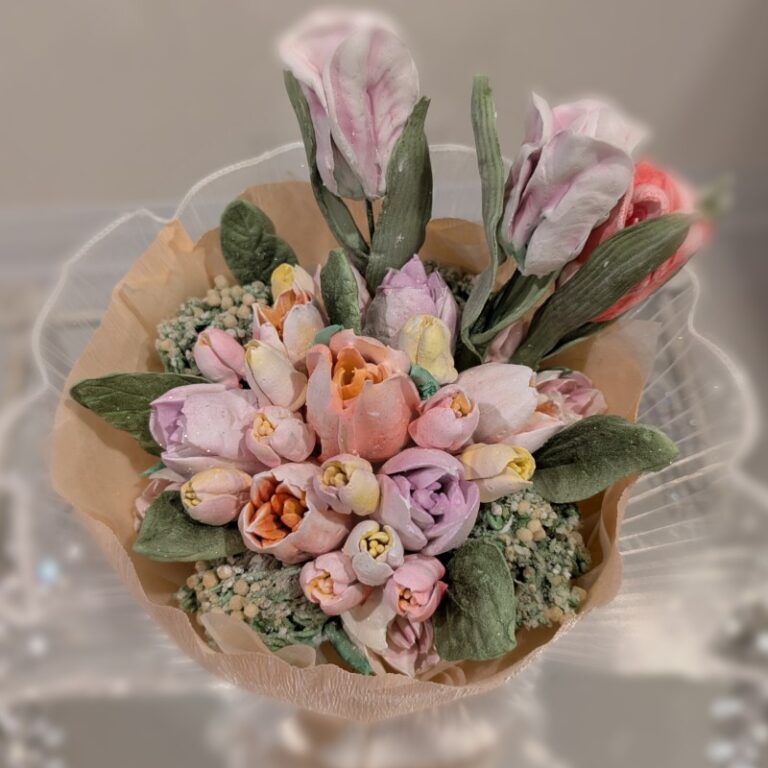 edible flowers bouquet